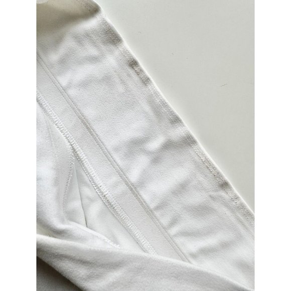 Aritzia TNA TnaButter White Slim Fit Scoop Neck Mini Longline Bra Top, Size M - Picture 7 of 13